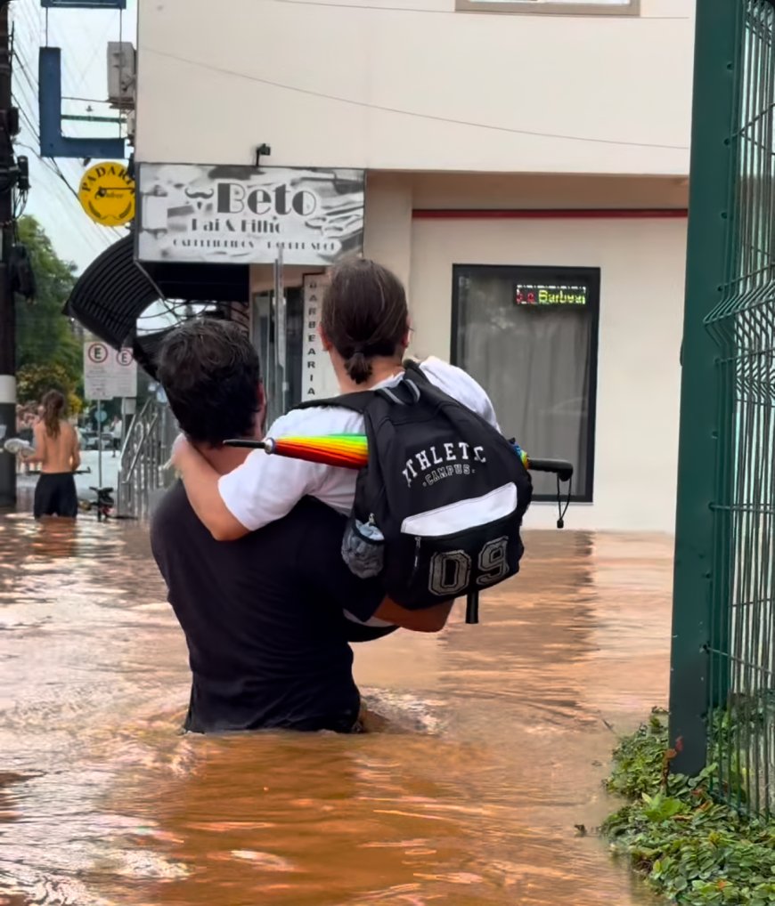 Balneário Camboriú amanheceu debaixo d’água