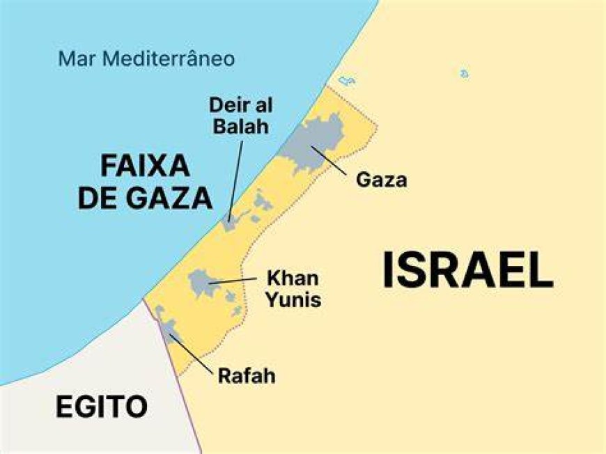 Faixa de Gaza: Conheça o Território Palestino em Disputa e Cenário da Guerra entre Israel e Hamas